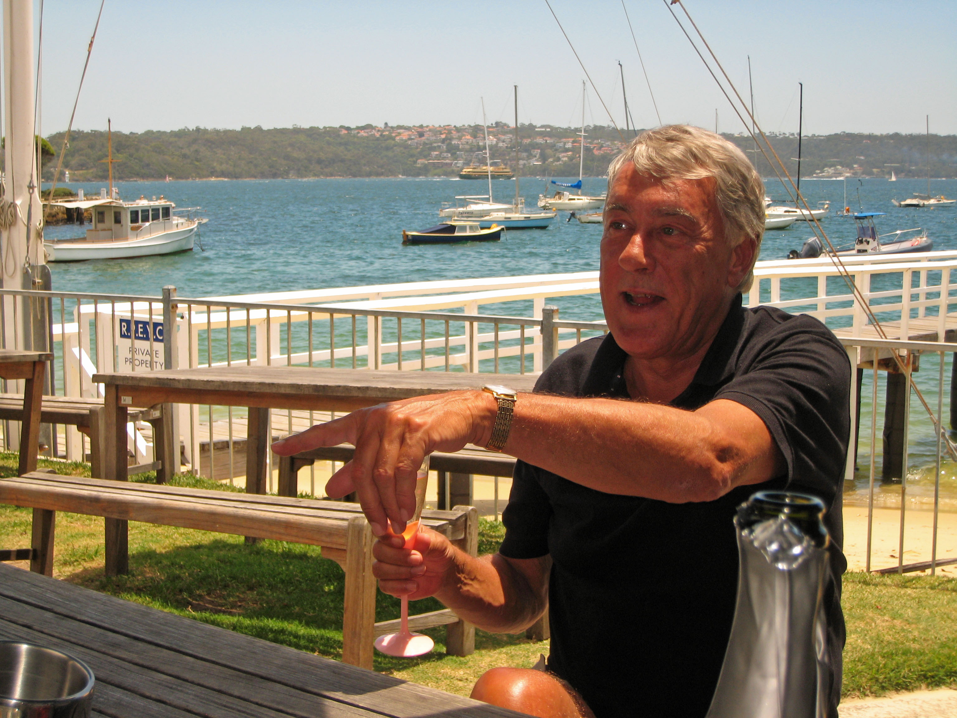 Lunch at the Royal Prince Alfred Yacht Club,  11th January 2013