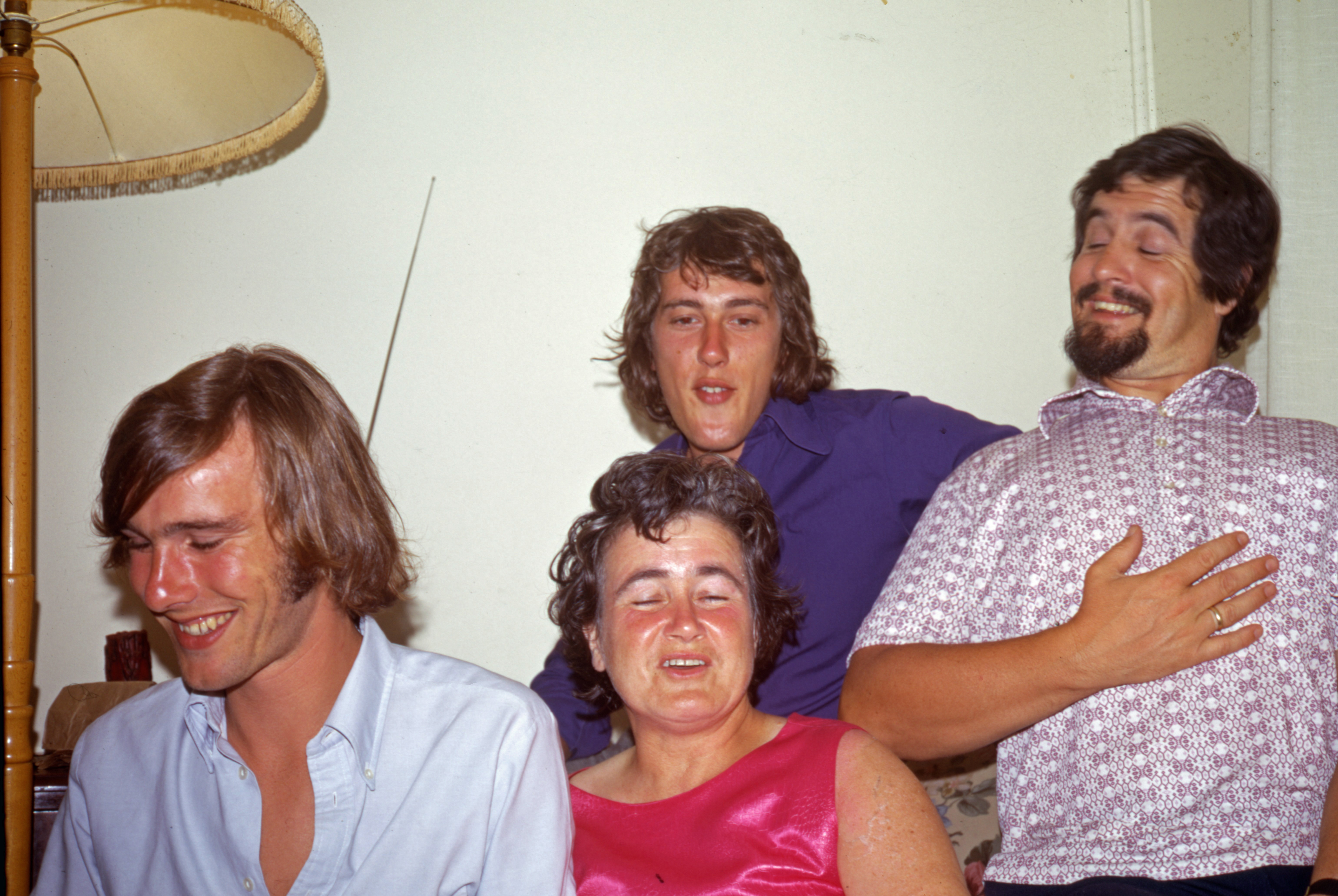 With Roddy Maclennan in Cape Town, February 1974