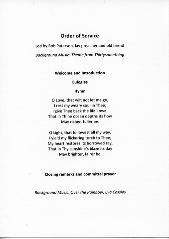 Funeral Service - page 2