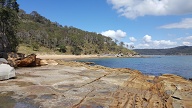 View from the other side of the beach.