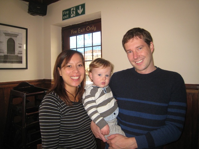 Roz and Lawrence with little Austin