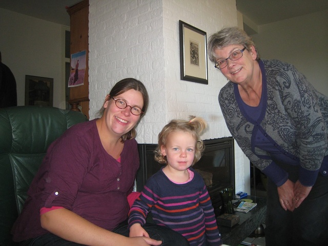 Anke, Hanne, & Oma